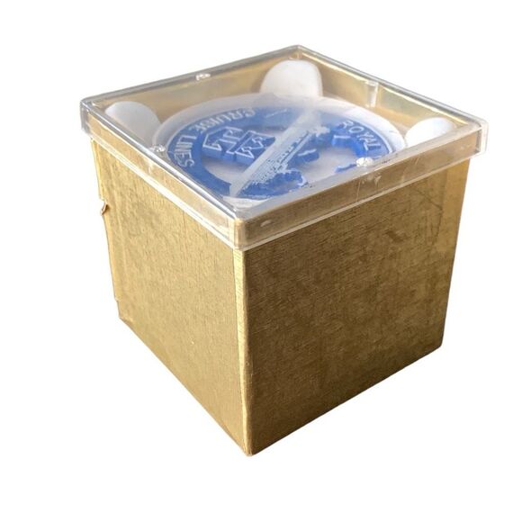 Vintage Royal Caribbean Cruise Coasters Set Lot of 8 With Holder/Box Take a Sip - Picture 3 of 14